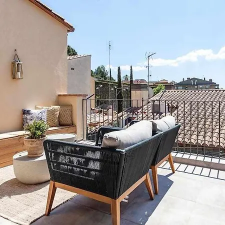 Lägenhet Velo Vern 3- Luxury Penthouse W Views Of Girona